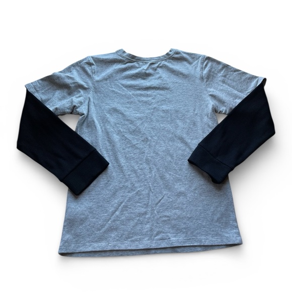 Andy & Evan Astronaut Adventure Long Sleeve Tee - Gray and Black - Picture 2 of 4